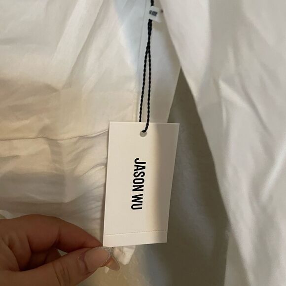 Jason Wu Unique crop button up top - Picture 3 of 3